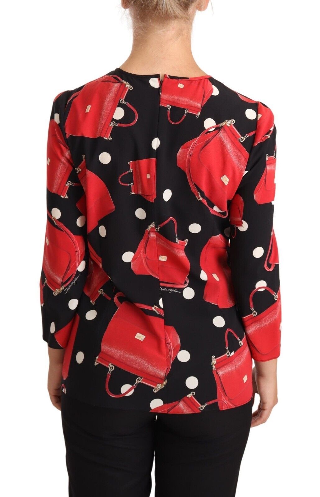 Elegant Sicily Bag Print Blouse