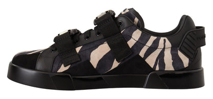 Zebra Suede Low Top Fashion Sneakers