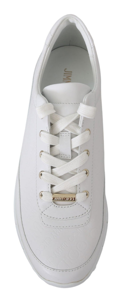 White Leather Monza Sneakers