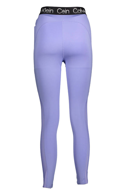 Purple Cotton Women Legging