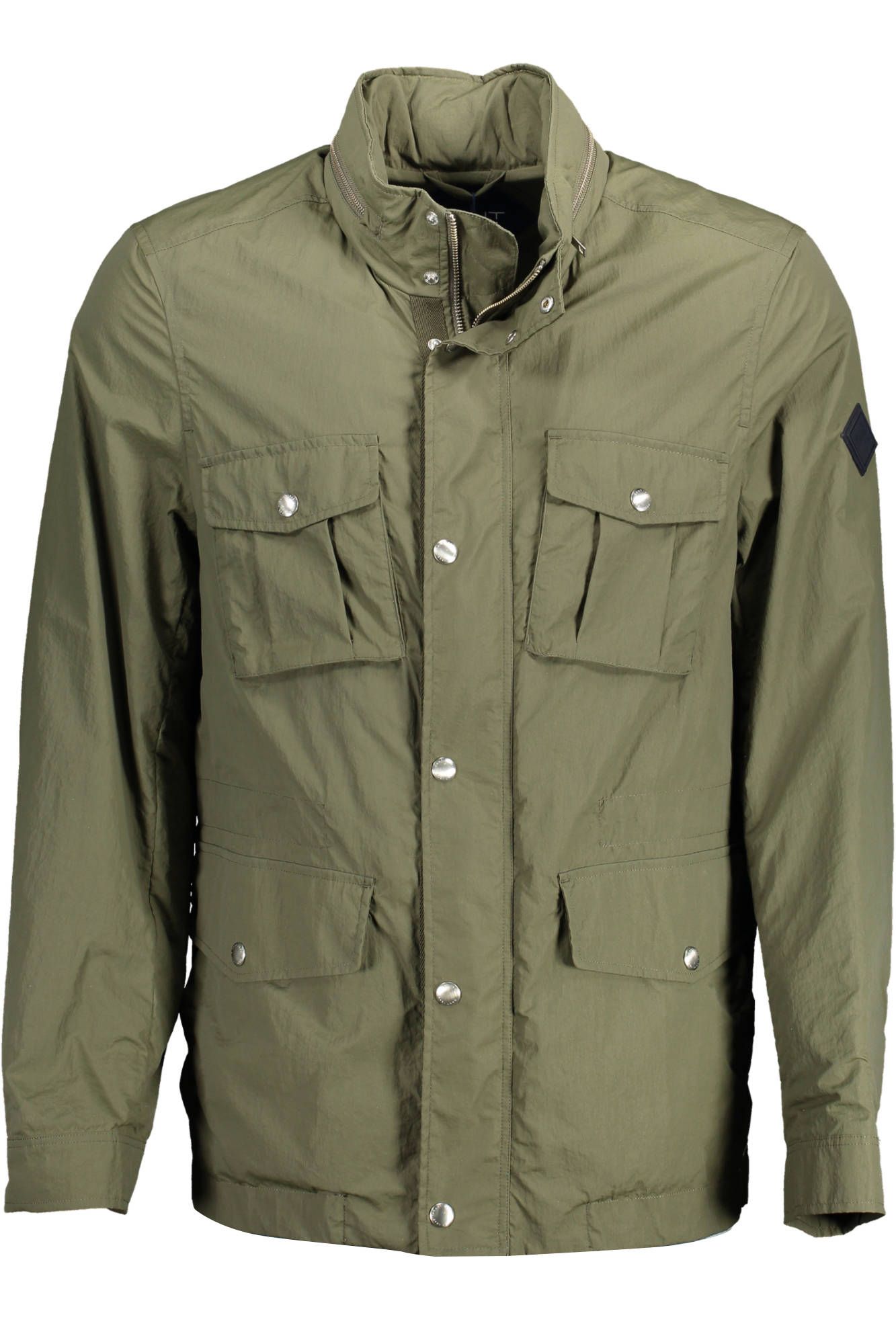 Green Polyamide Men Jacket