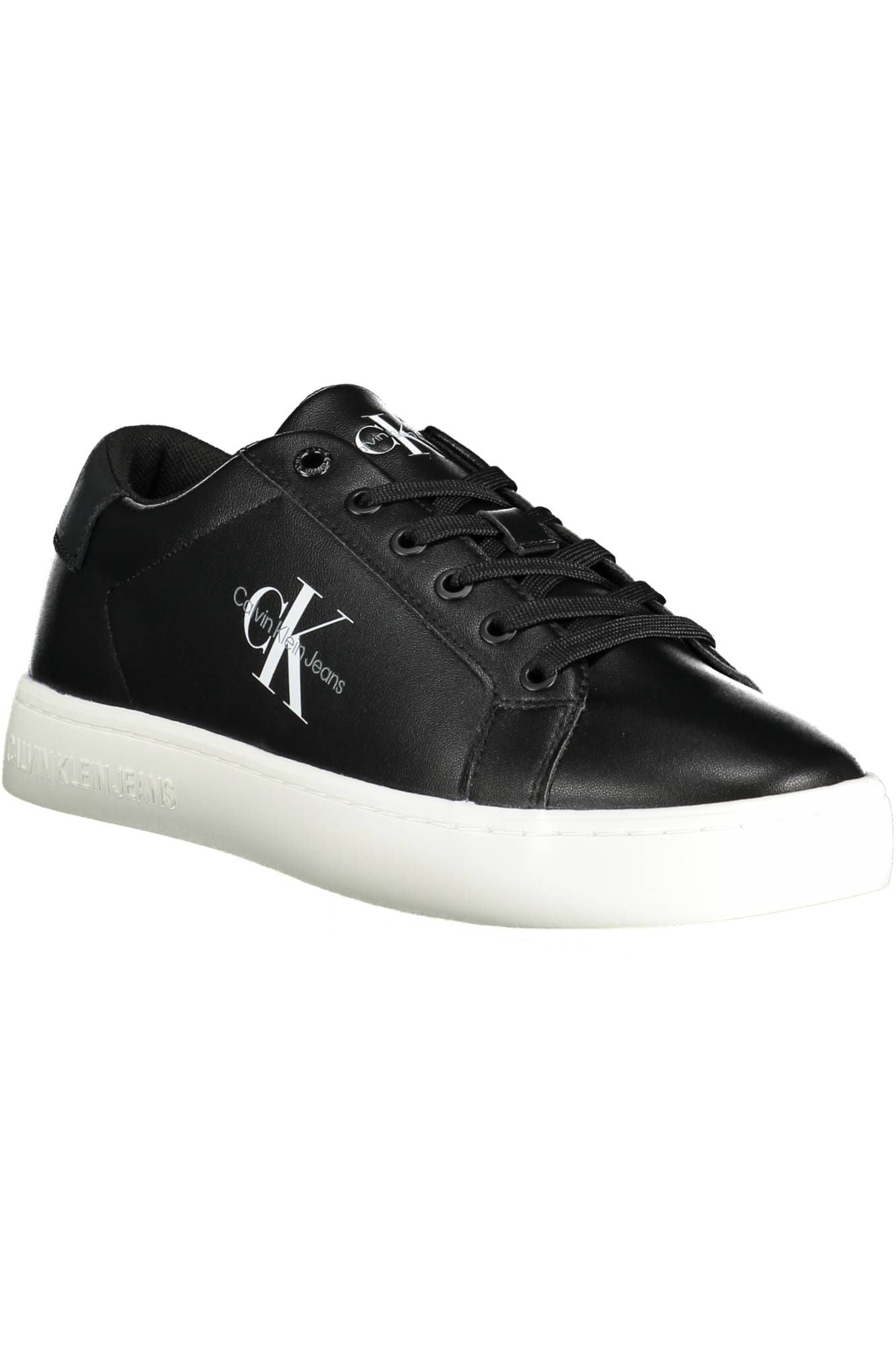 Black Leather Men Sneaker