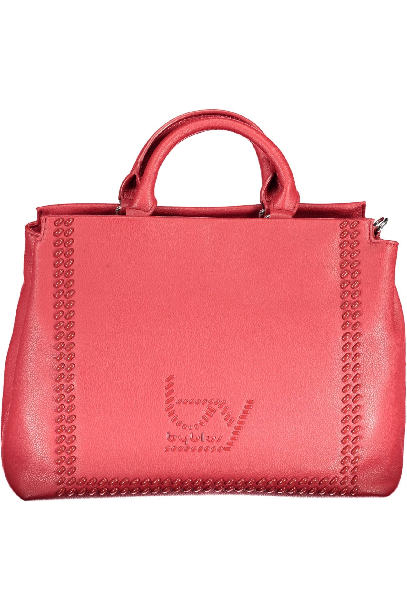 Red Polyethylene Women Handbag