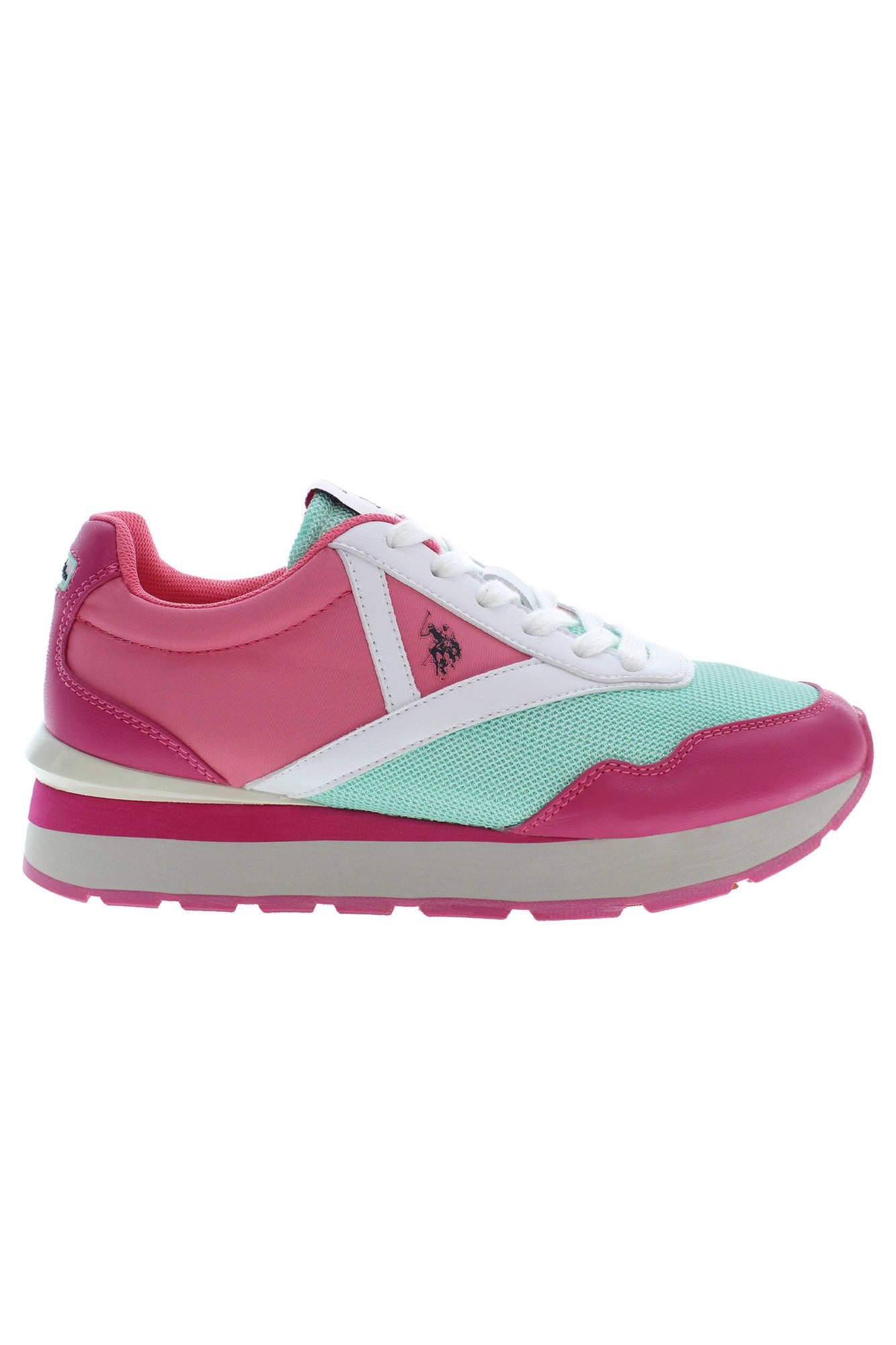 Pink Polyester Women Sneaker