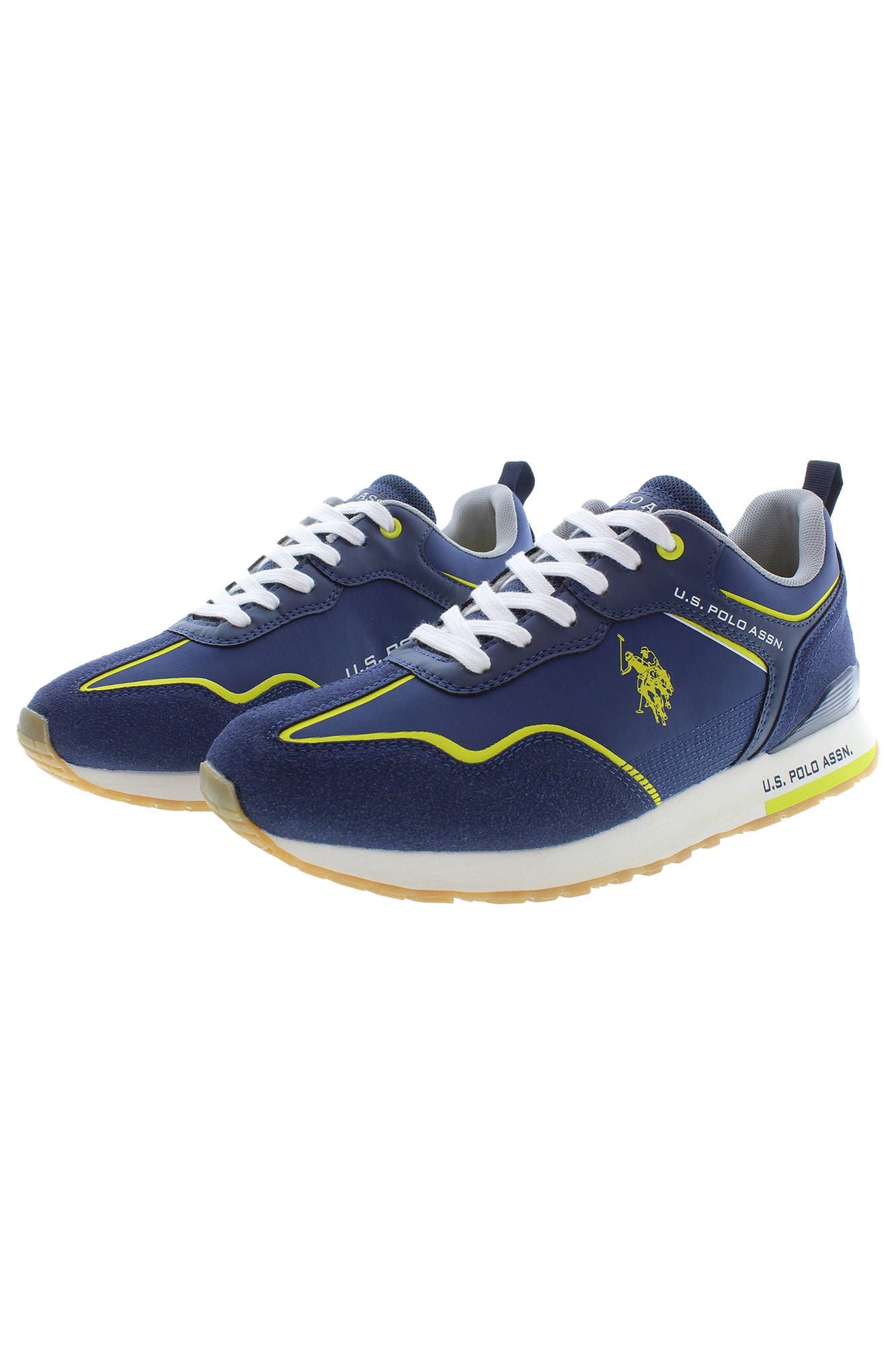 Blue Polyester Men Sneaker