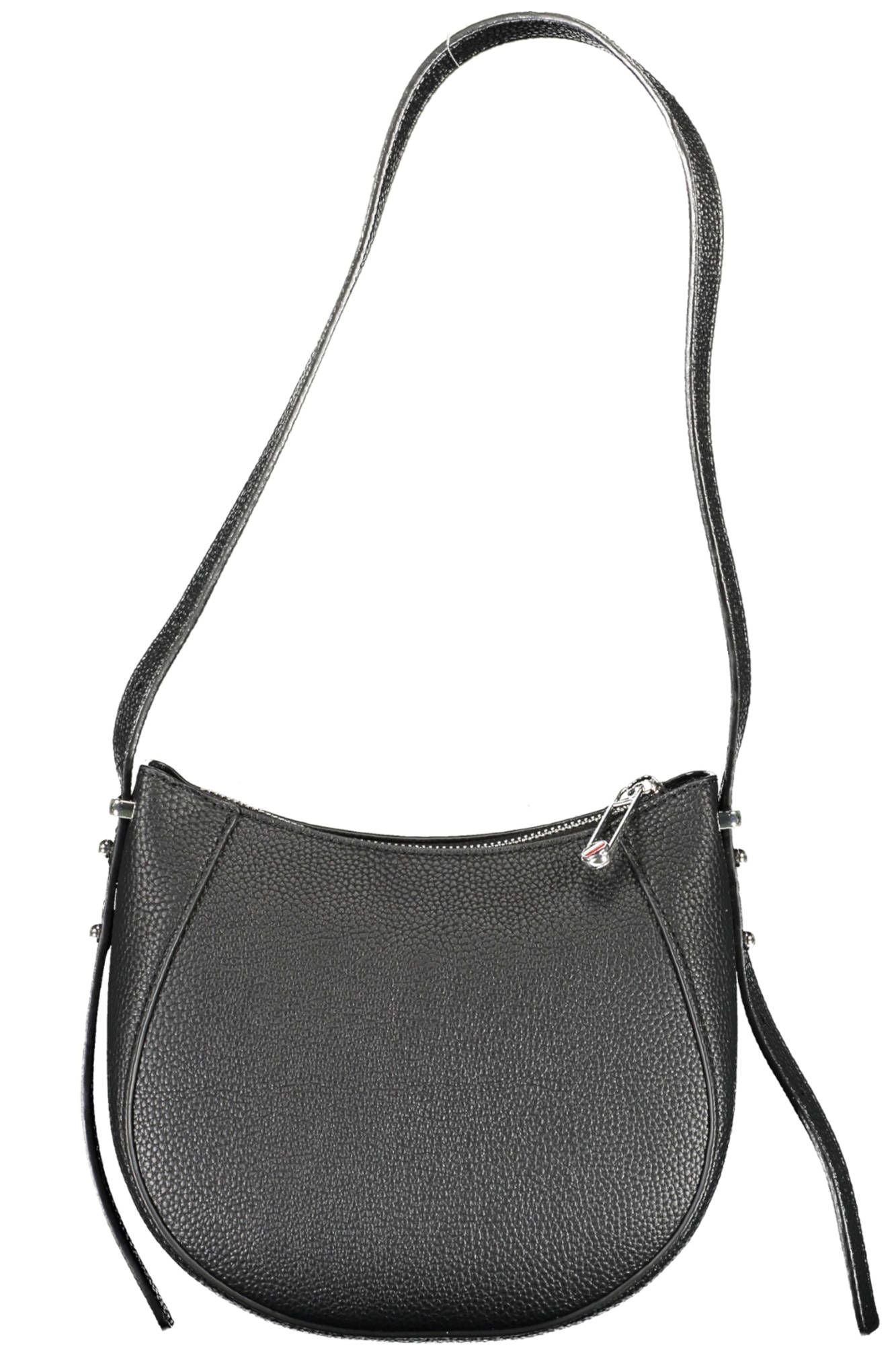 Black Polyethylene Women Handbag