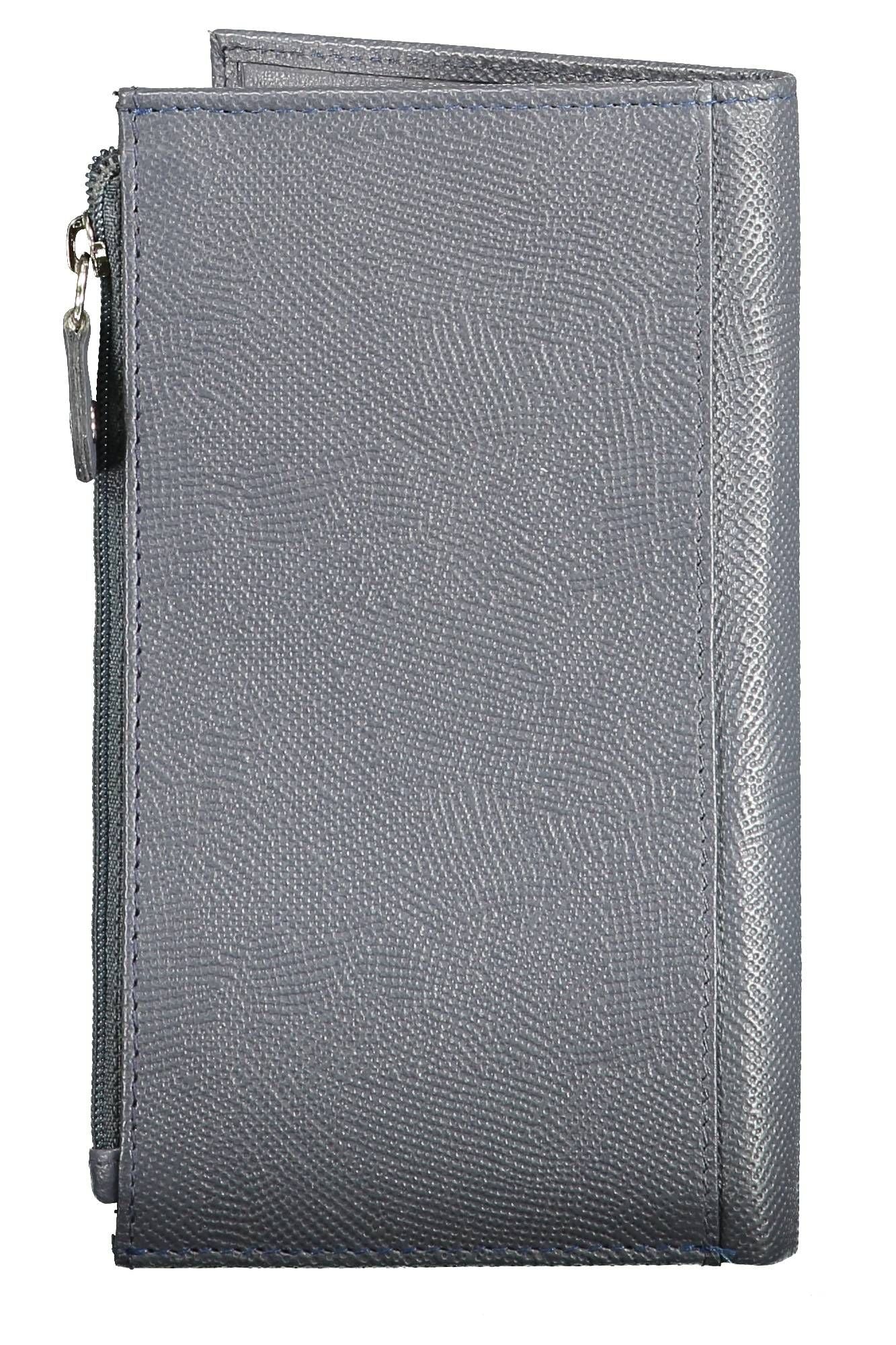 Blue Leather Men Wallet