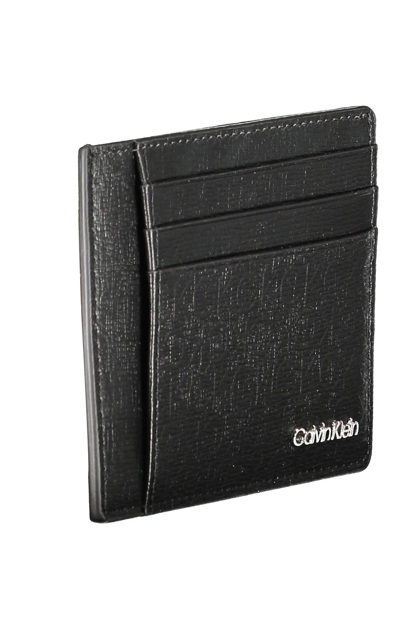 Black Polyester Men Wallet