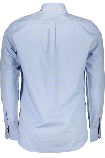 Light Blue Cotton Men Shirt