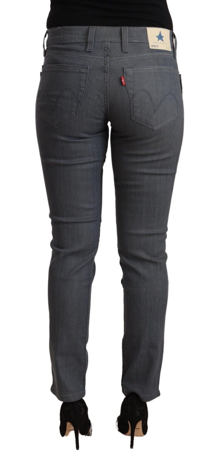 Chic Slim Fit Grey Denim Delight