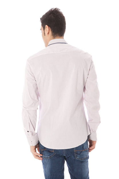 Pink Cotton Men Shirt