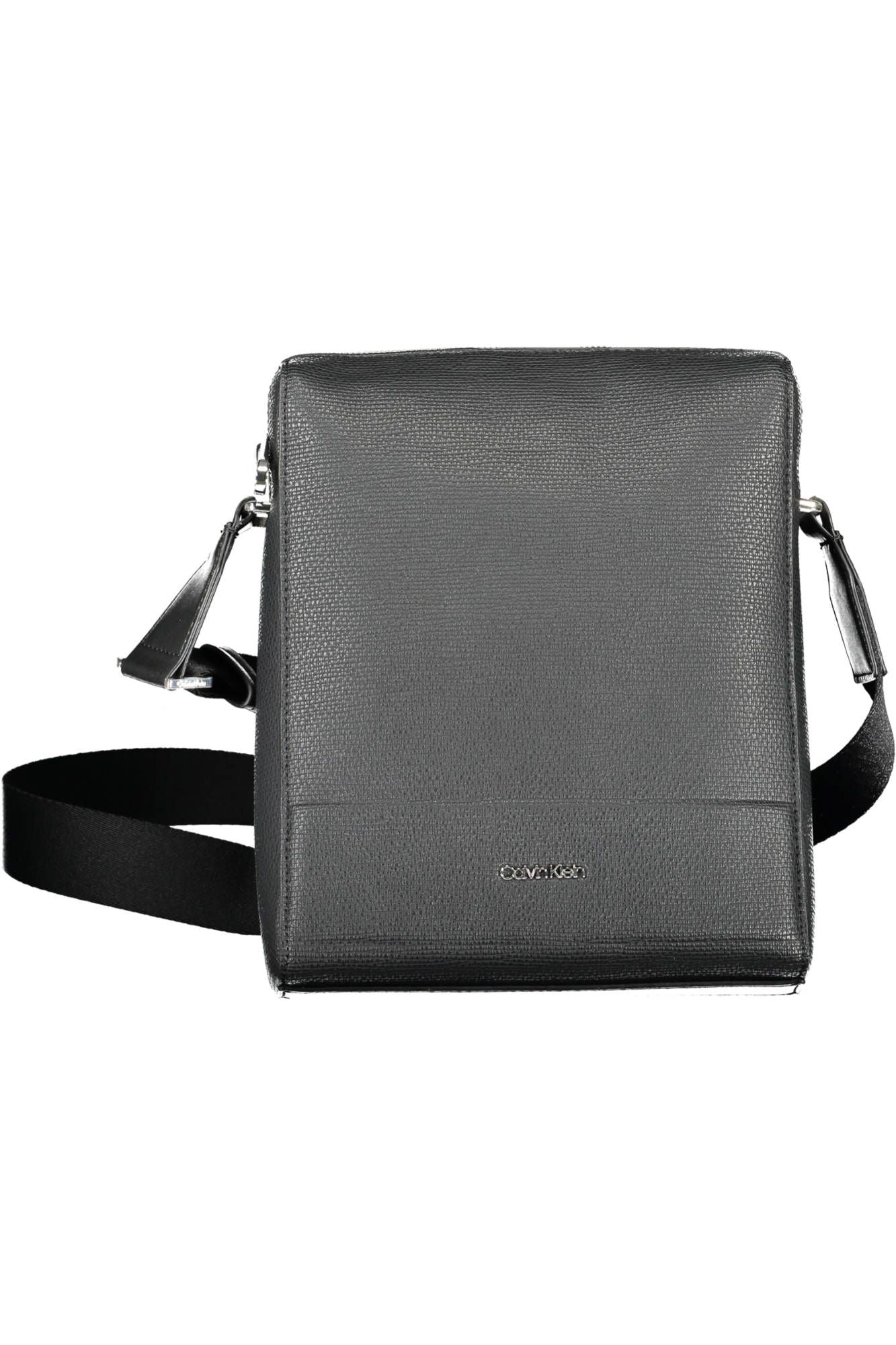 Black Polyester Mens Shoulder Bag