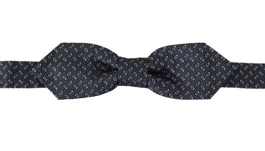 Elegant Polka Dot Silk Bow Tie