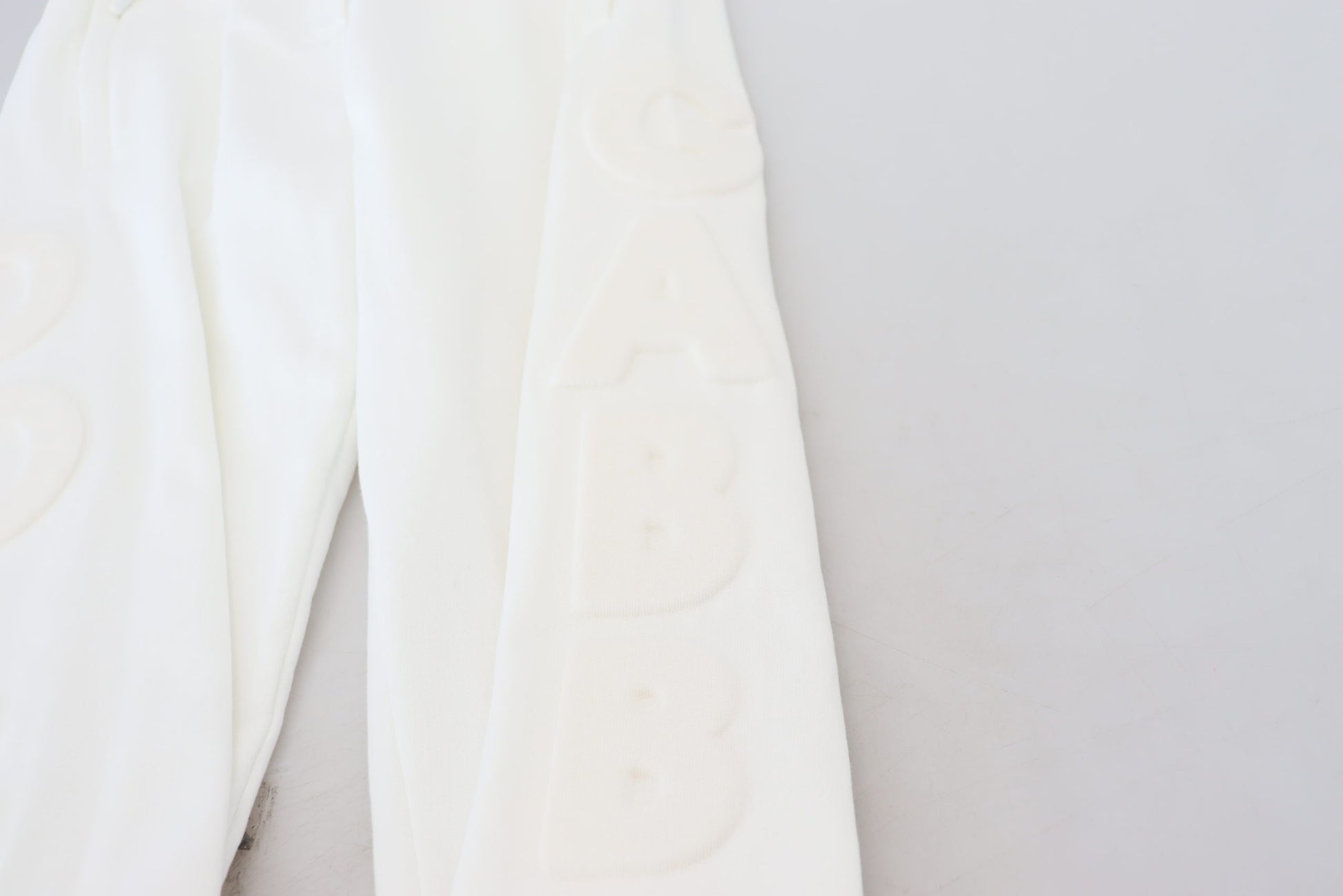 Elegant White Cotton Trousers