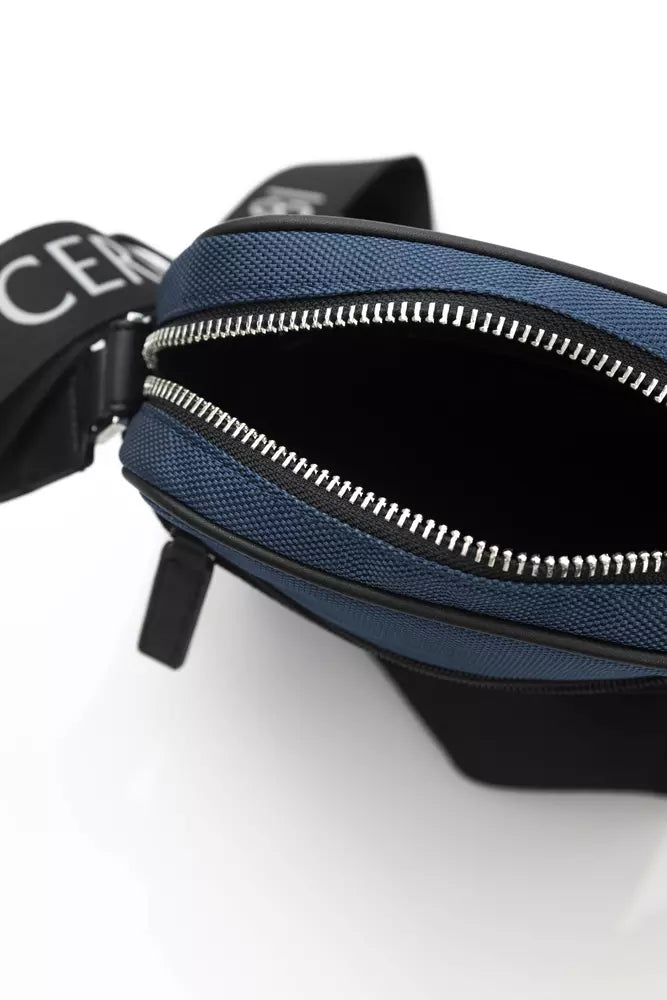 Blue Nylon Women Crossbody Bag