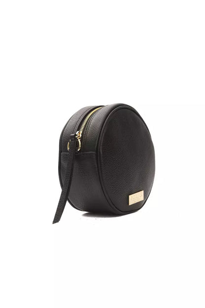 Black Leather Women Crossbody Bag