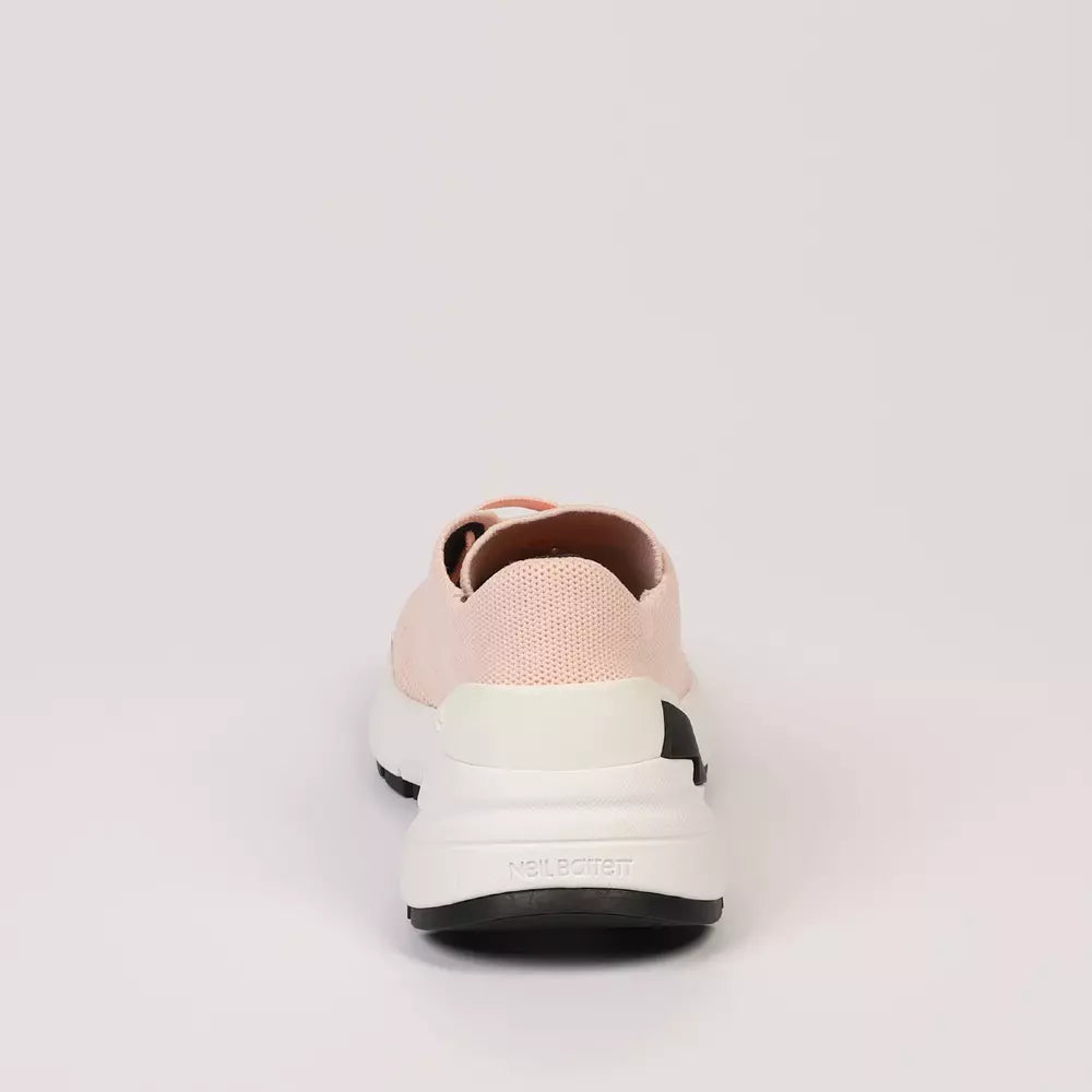 Pink Textile Men Sneaker