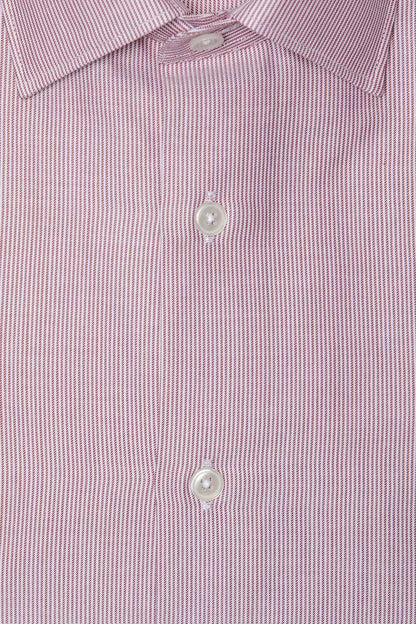 Pink Cotton Men Shirt