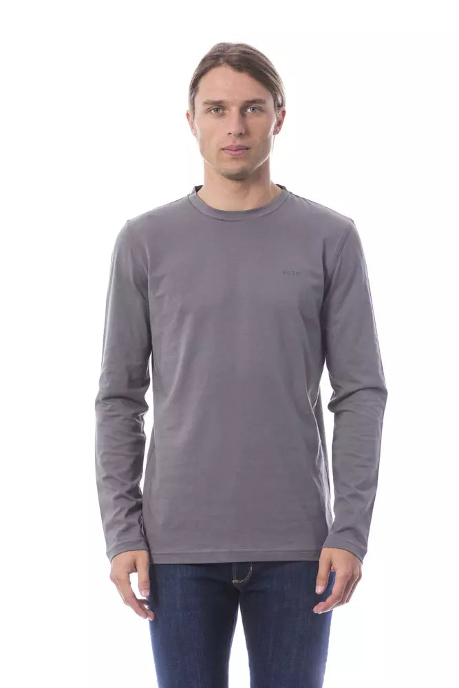 Gray Cotton Mens TShirt