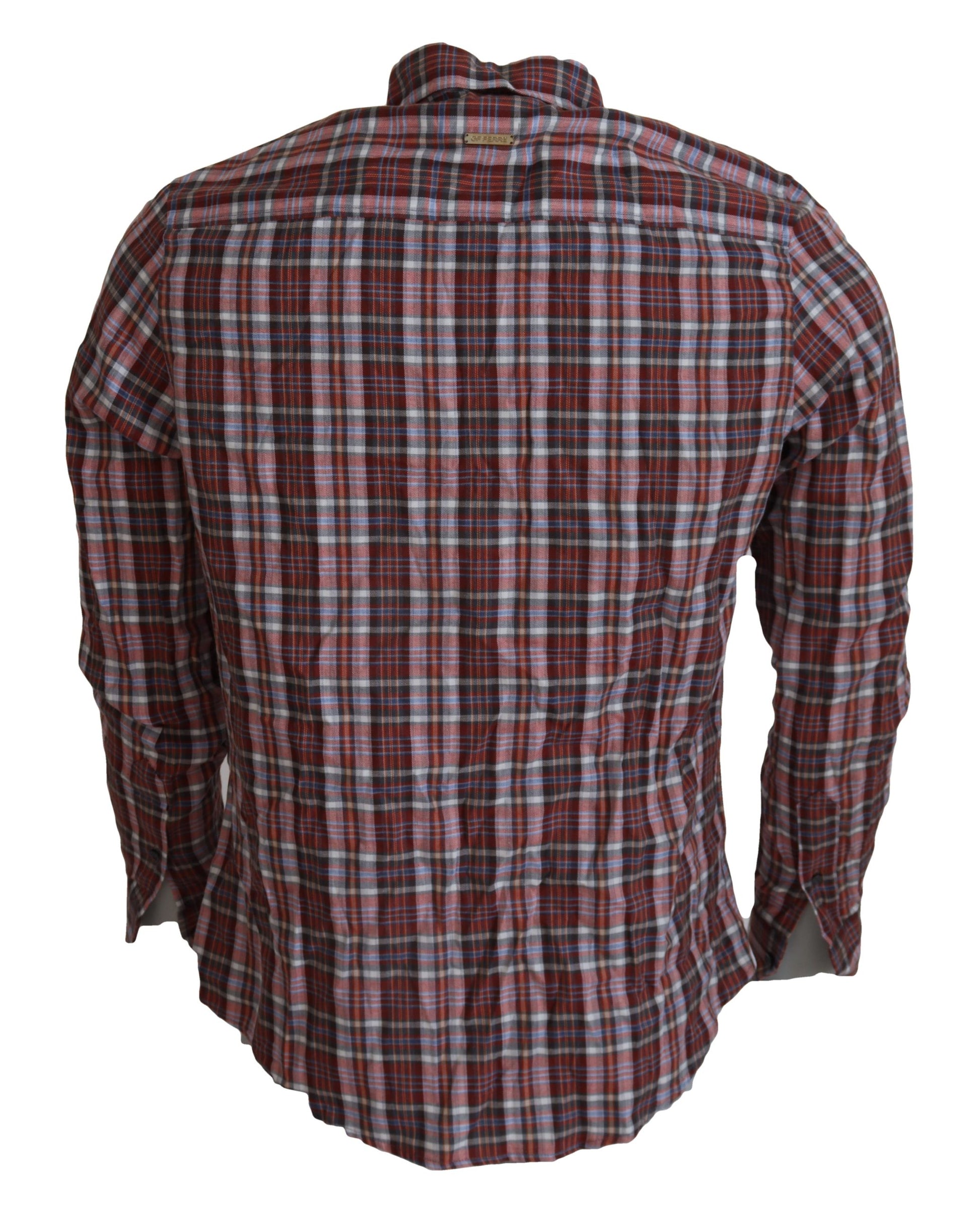 Multicolor Cotton Casual Men's Shirt