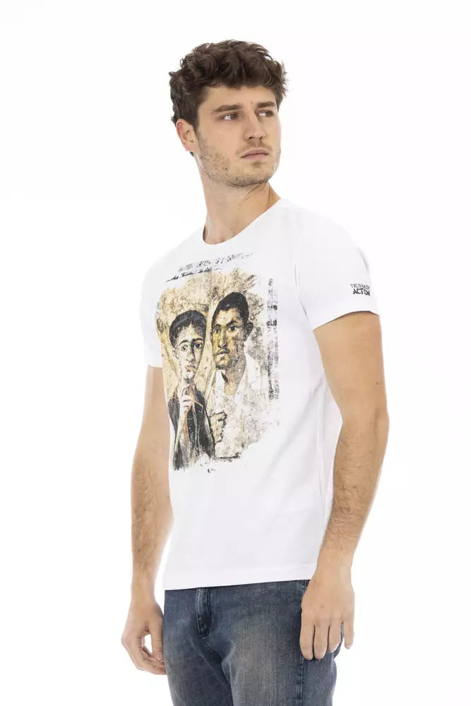 White Cotton Men TShirt