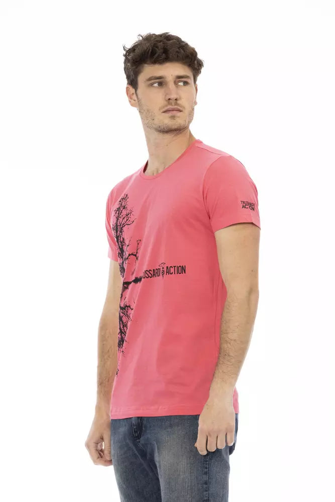 Multicolor Cotton Men TShirt