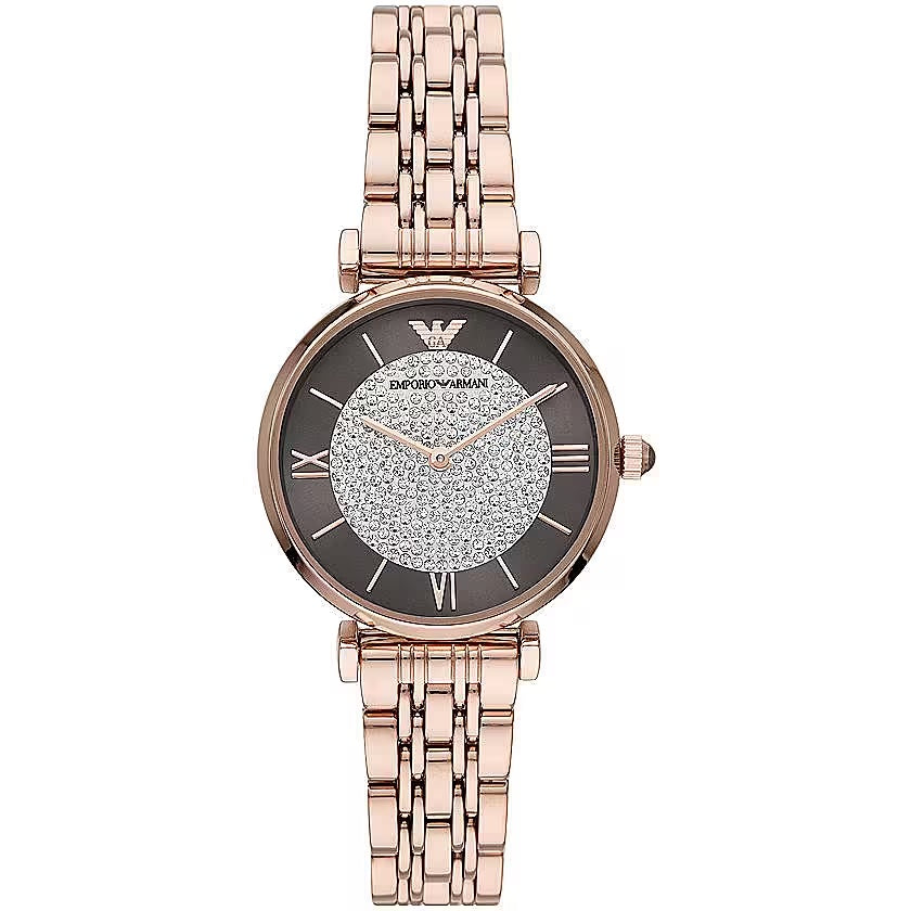 Elegant Rose Gold-Tone Ladies Watch