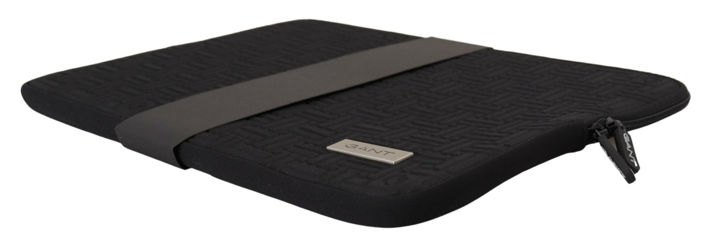 Sleek Black Neoprene Laptop Sleeve