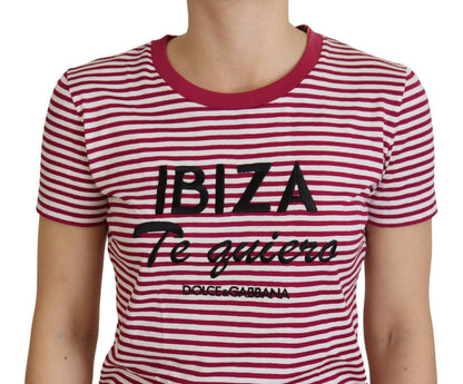 Exclusive Striped Ibiza Crew Neck Tee