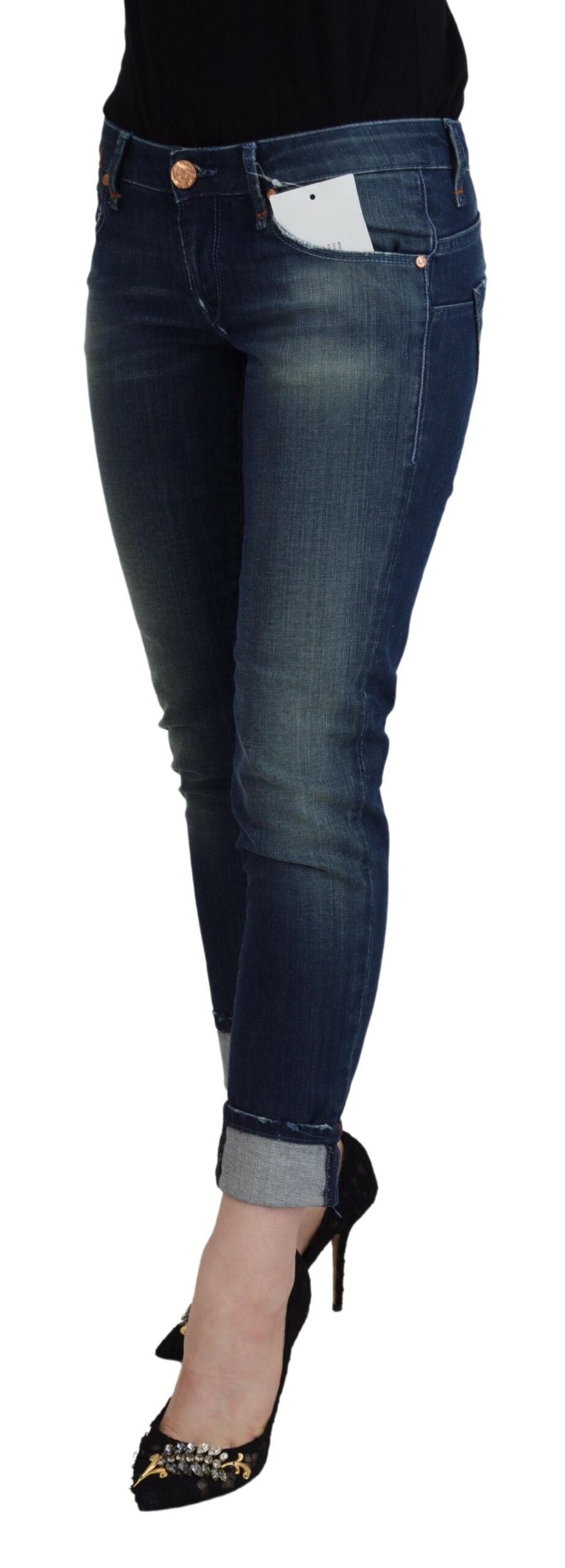 Chic Low Waist Slim Fit Jeans