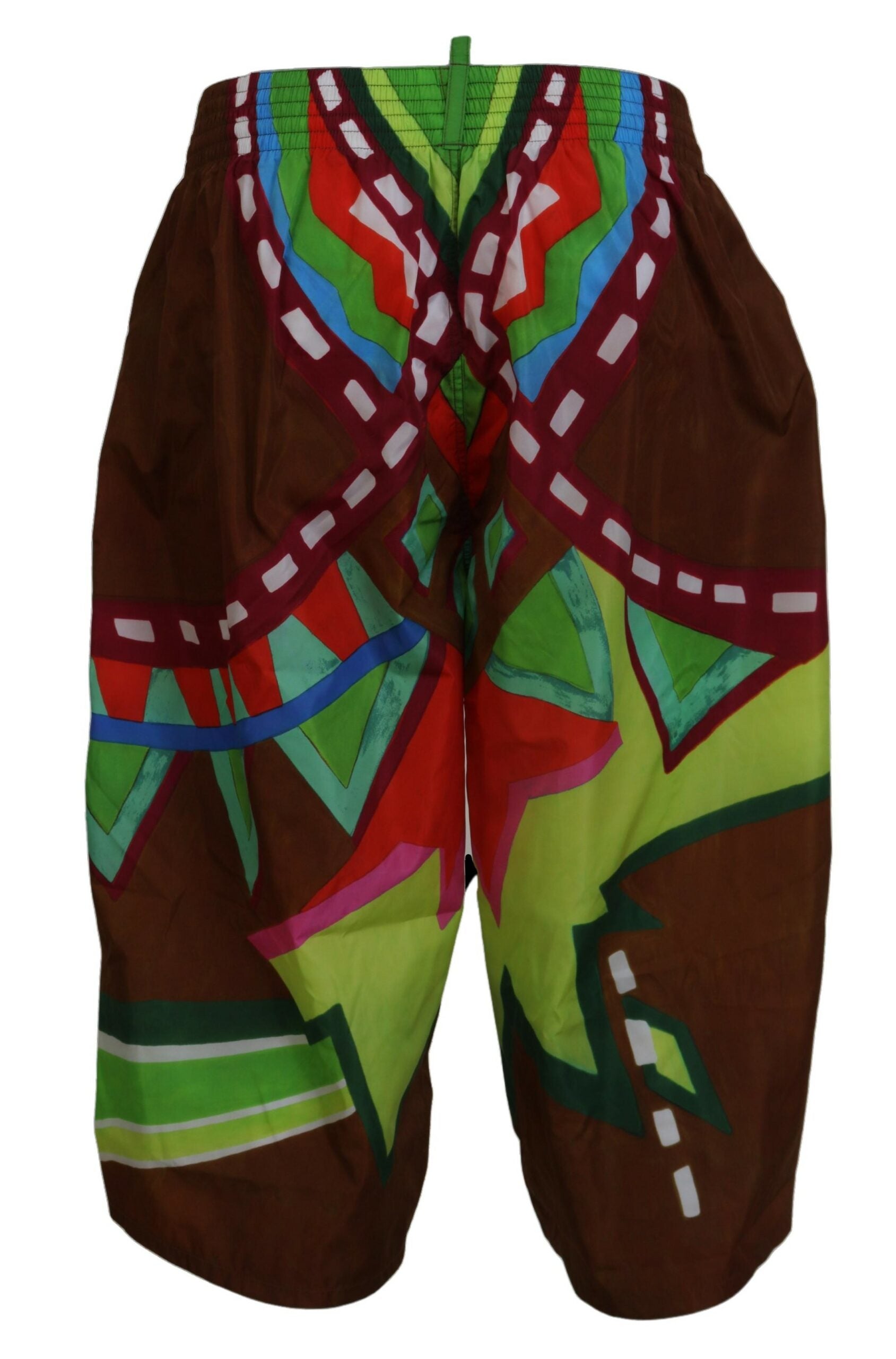 Multicolor Printed Men Beachwear Shorts Swimwear