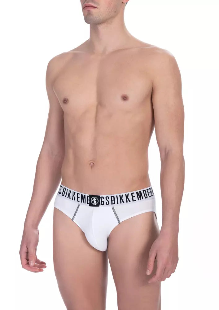 White Cotton Men's Brief