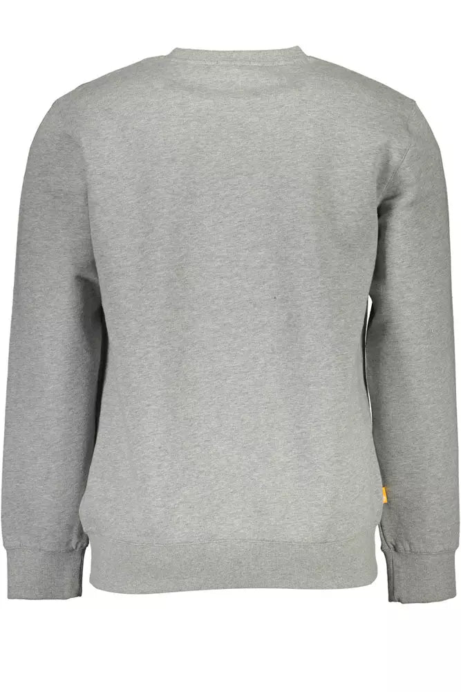 Gray Cotton Men Sweater