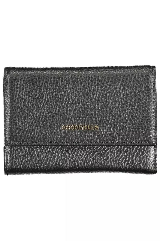 Black Leather Women Wallet