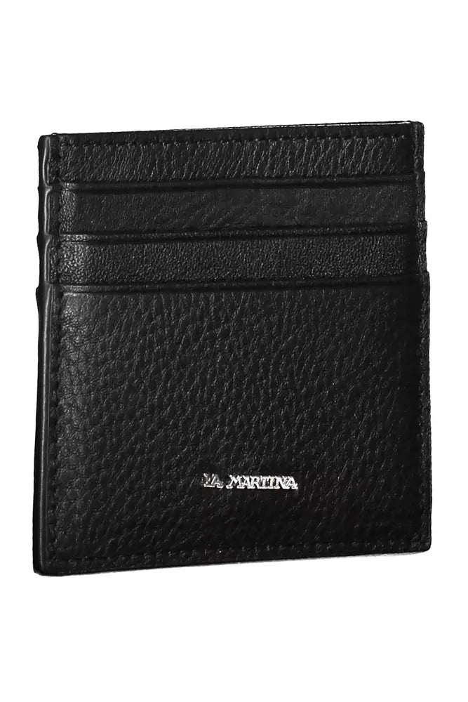 Black Leather Men Wallet