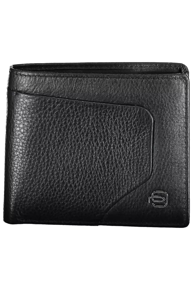 Black Leather Men Wallet