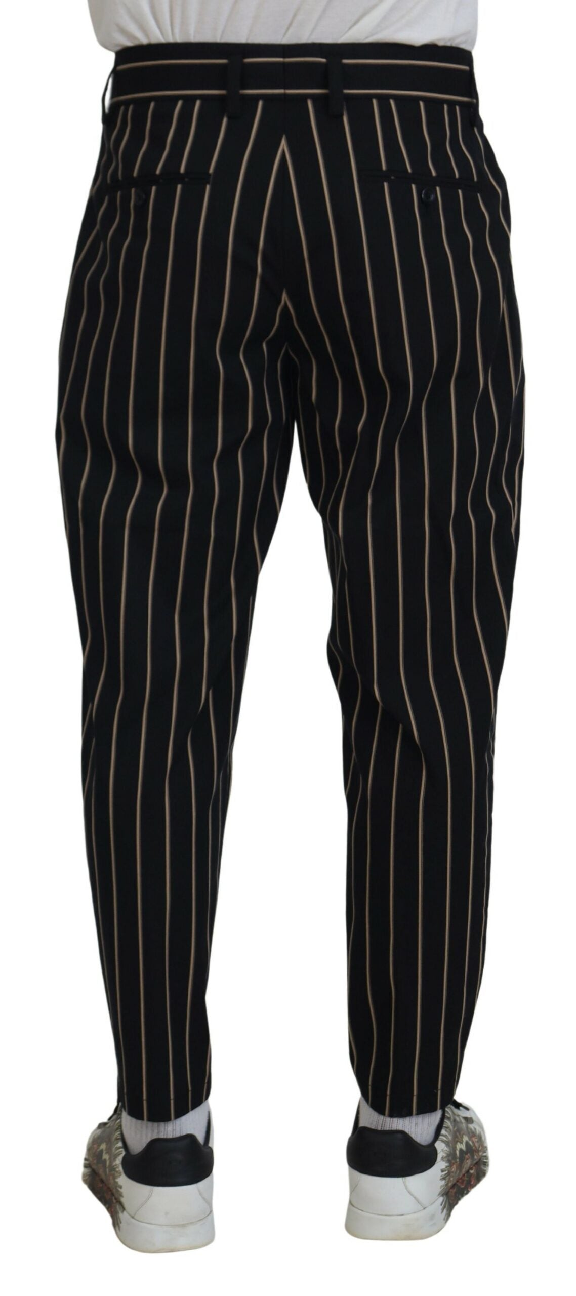 Elegant Striped Chino Tapered Pants