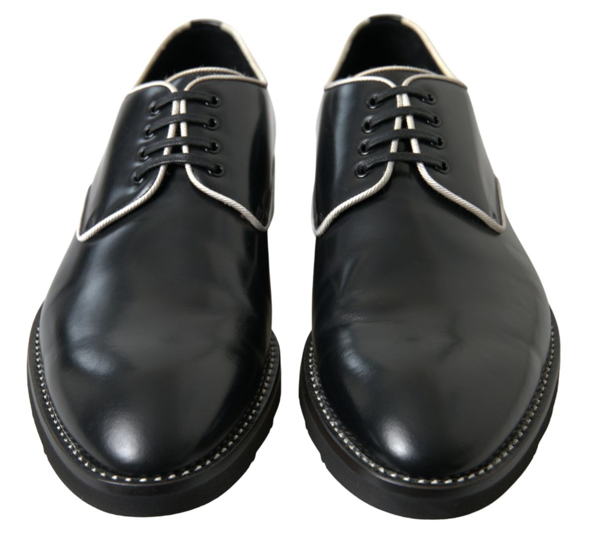 Elegant Black and White Formal Men's Shoes