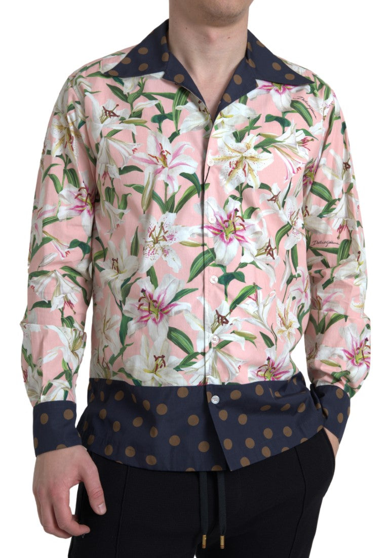 Elegant Slim Fit Pink Casual Shirt