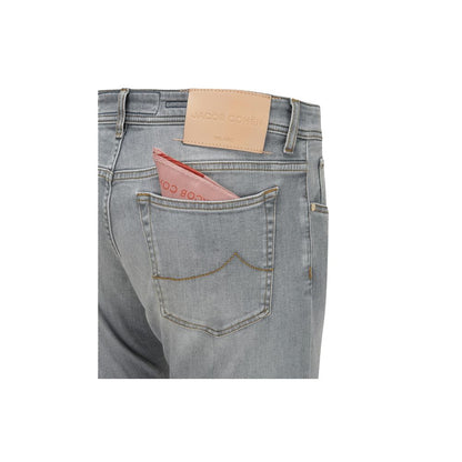 Sleek Slim Fit Grey Denim