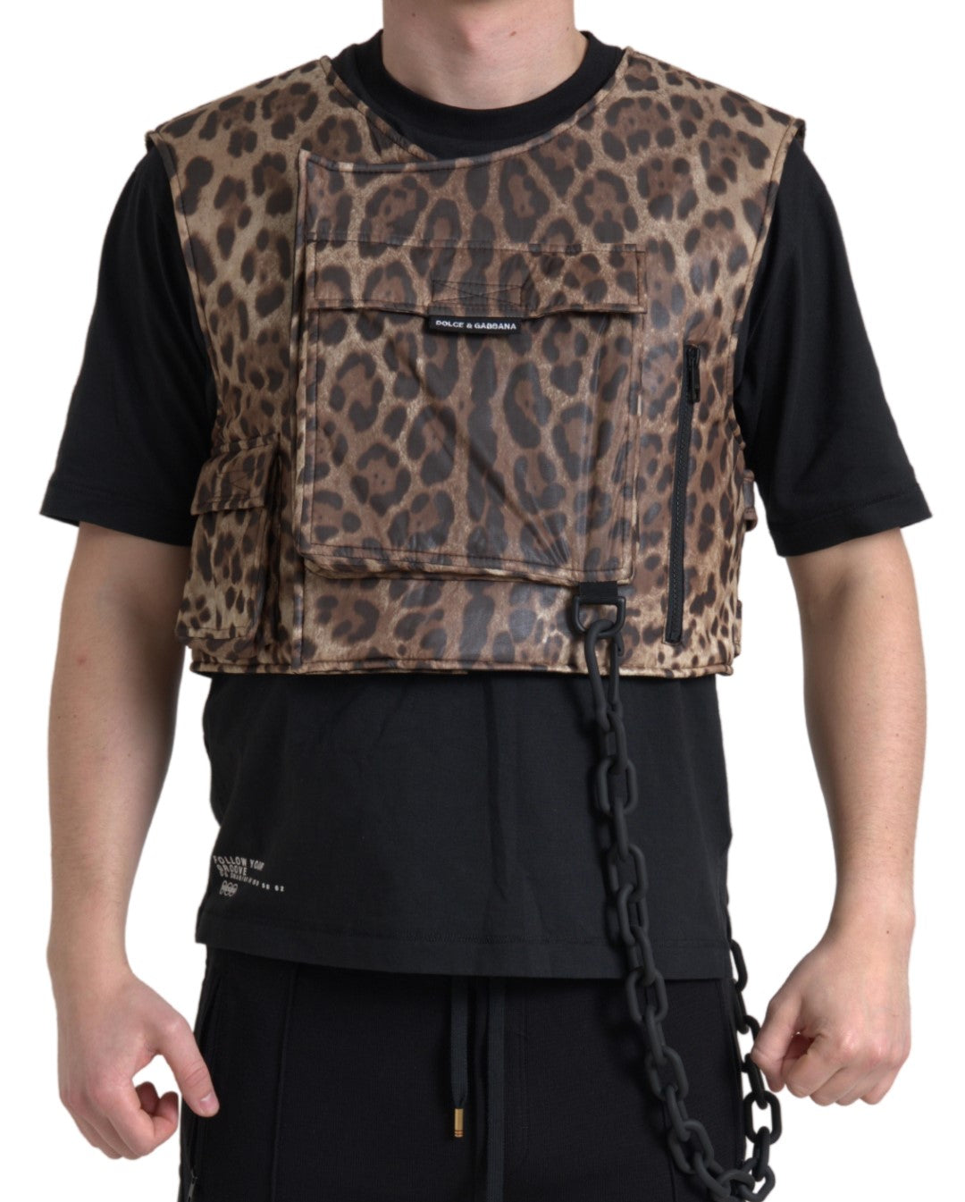 Silk Leopard Vest Exclusive Sportswear