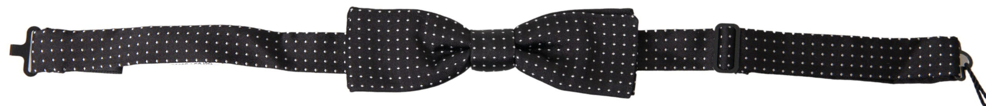 Elegant Silk Black Bow Tie