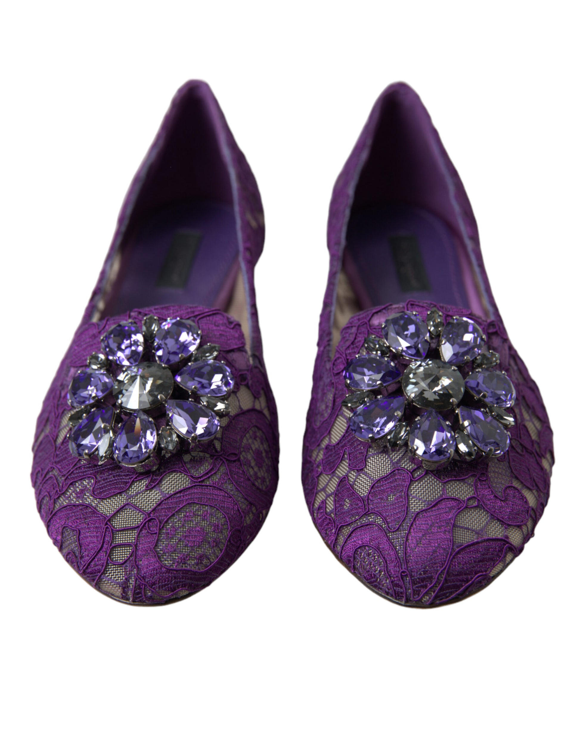 Elegant Floral Lace Vally Flat Shoes