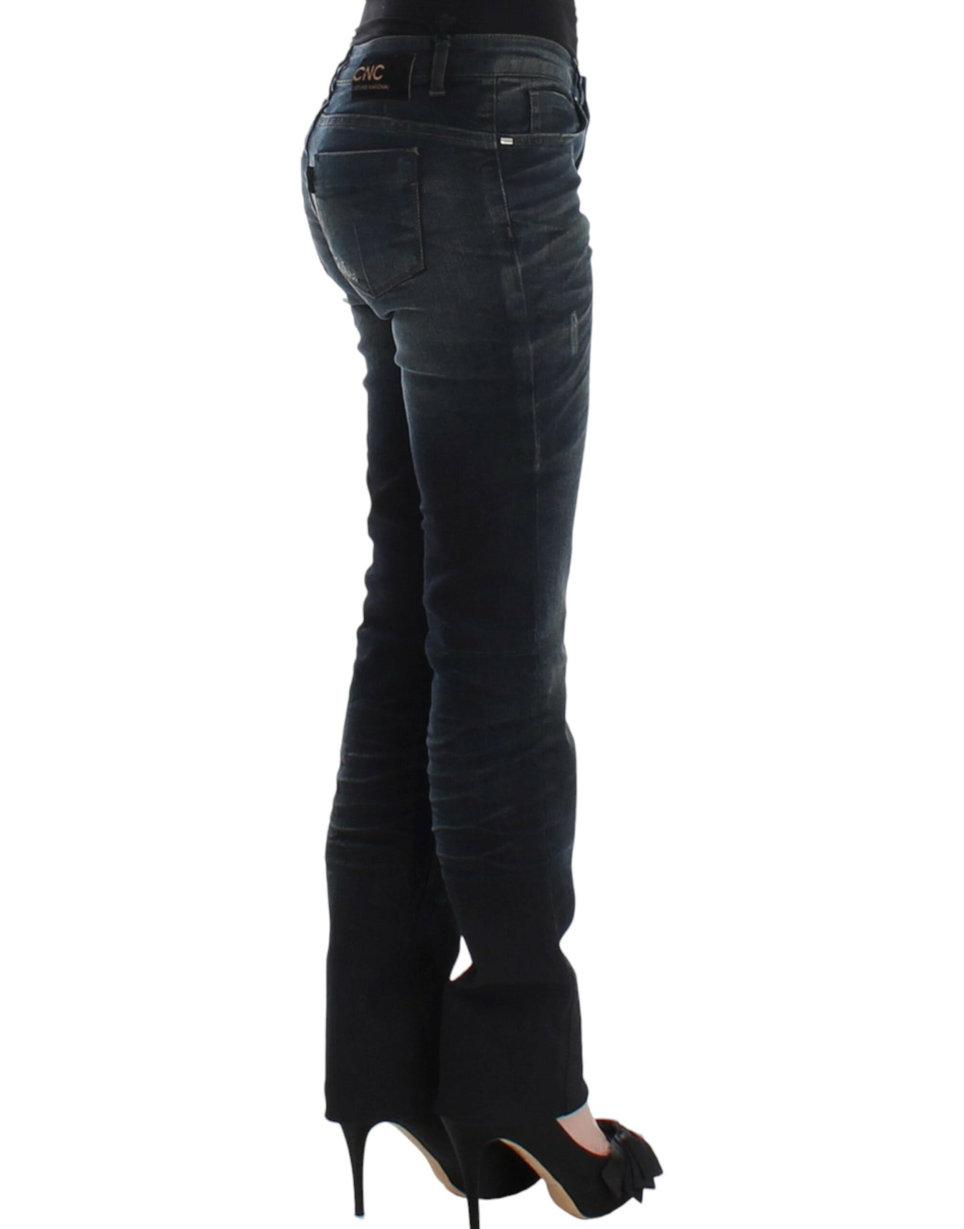 Chic Superskinny Blue Denim Jeans