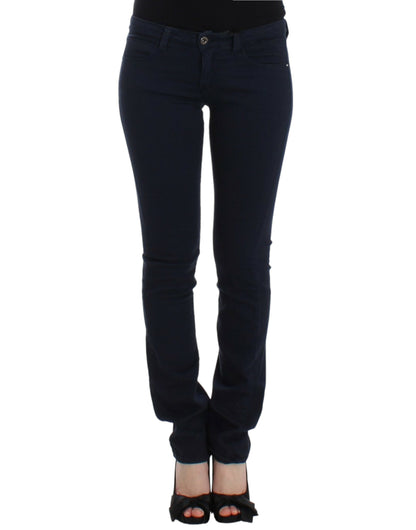 Chic Blue Straight Leg Denim Delight