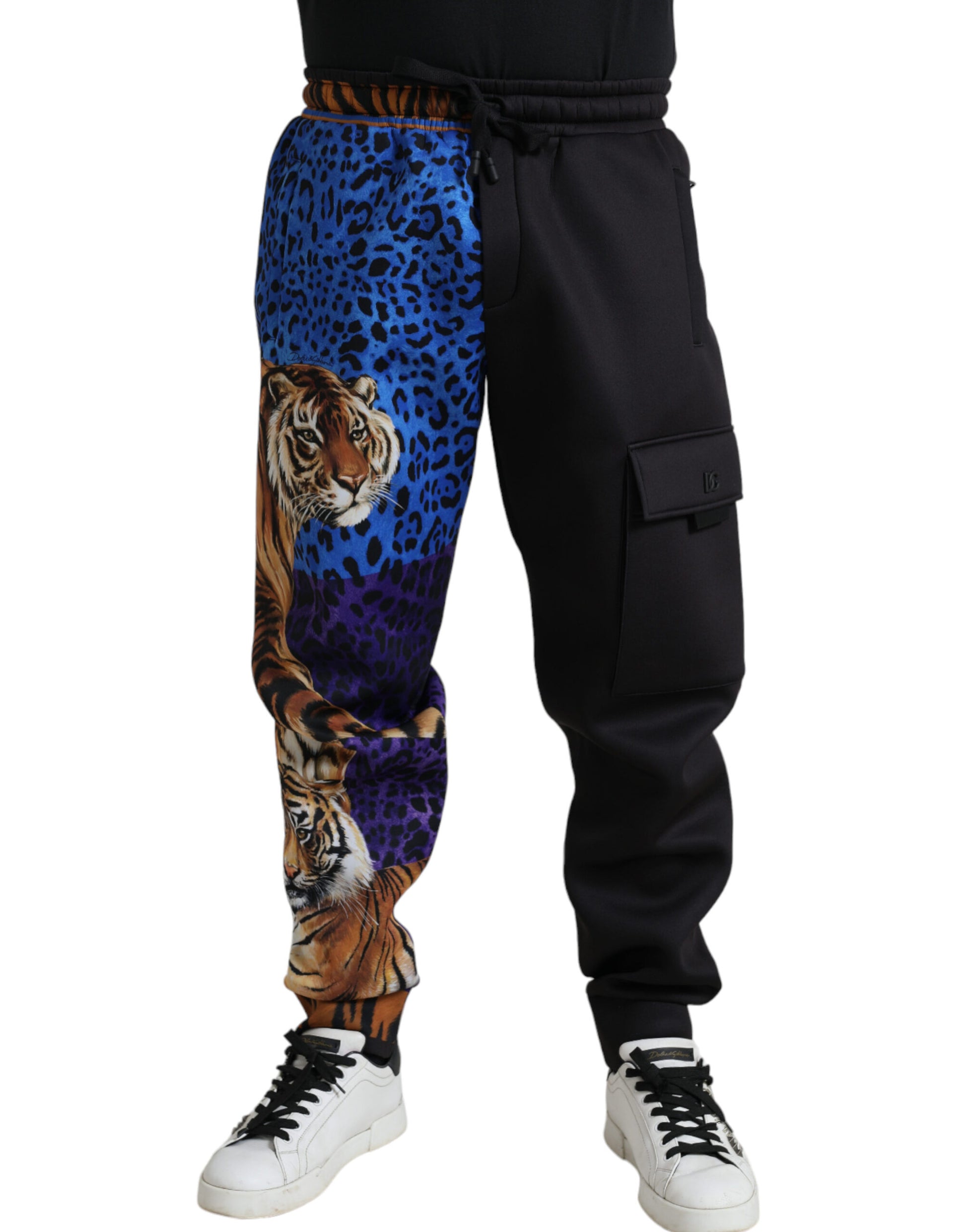 Elegant Tiger Print Joggers