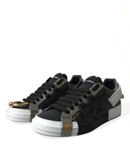 Elegant Calfskin Low Top Sneakers