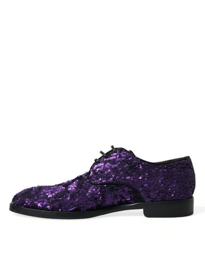 Elegant Sequined Oxford Dress Shoes