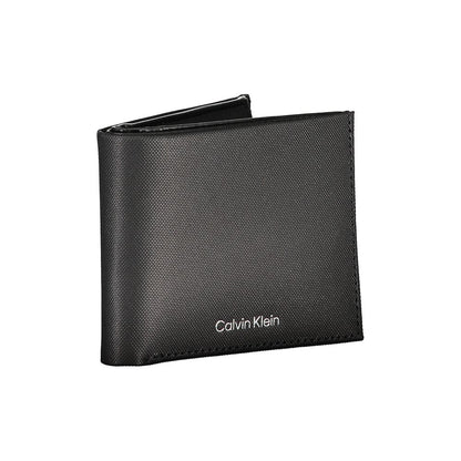 Elegant Black Leather Wallet with RFID Block