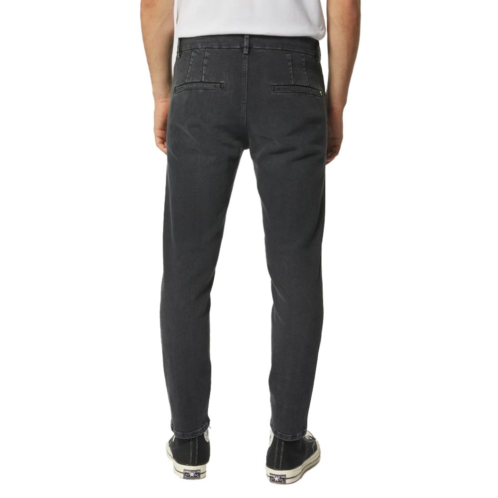 Sleek Black Stretch Denim Jeans